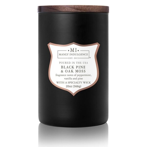 colonial candle - signature collection black pine & oakmoss candele 566 g unisex