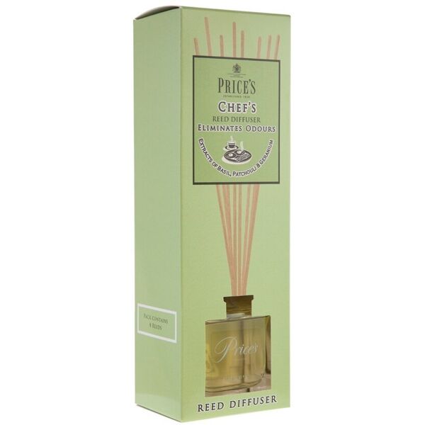 price's candles - chef reed diffuser profumatori per ambiente 100 ml unisex