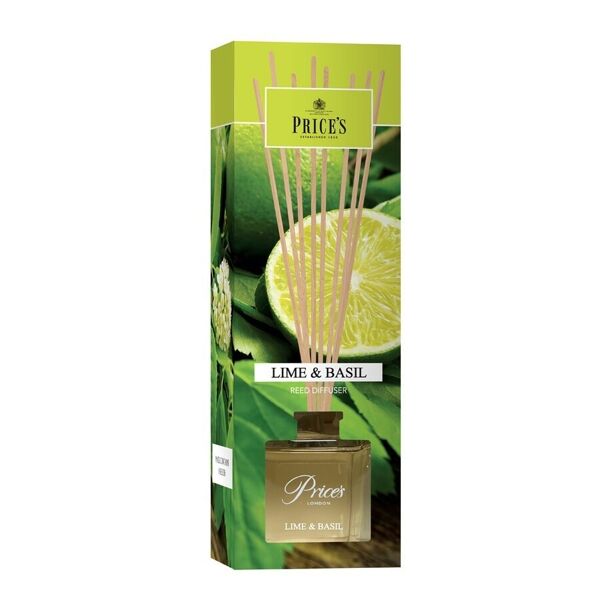 price's candles - lime & basil reed diffuser profumatori per ambiente 100 ml unisex