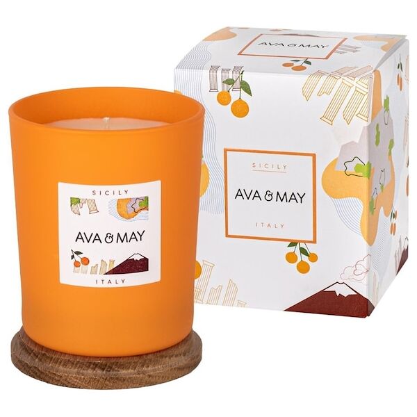 ava & may - candela profumata sicilia candele 180 g unisex