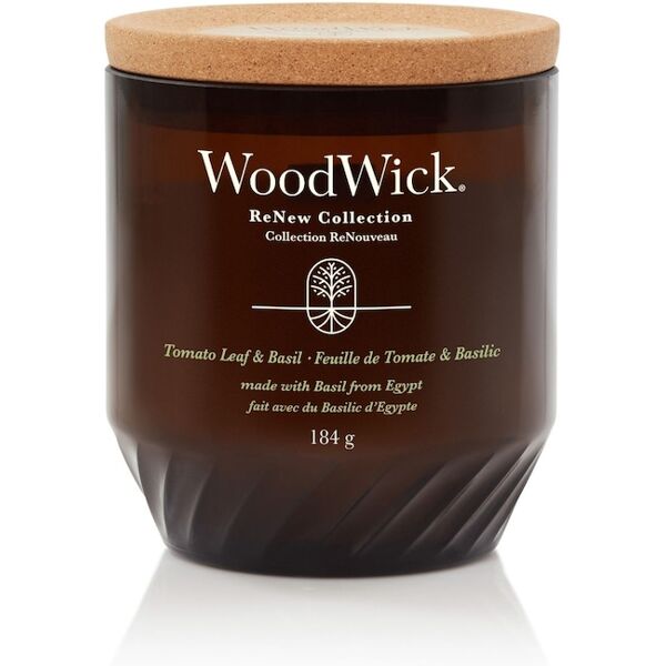 woodwick - renew large candle tomato leaf & basil candele 184 g unisex