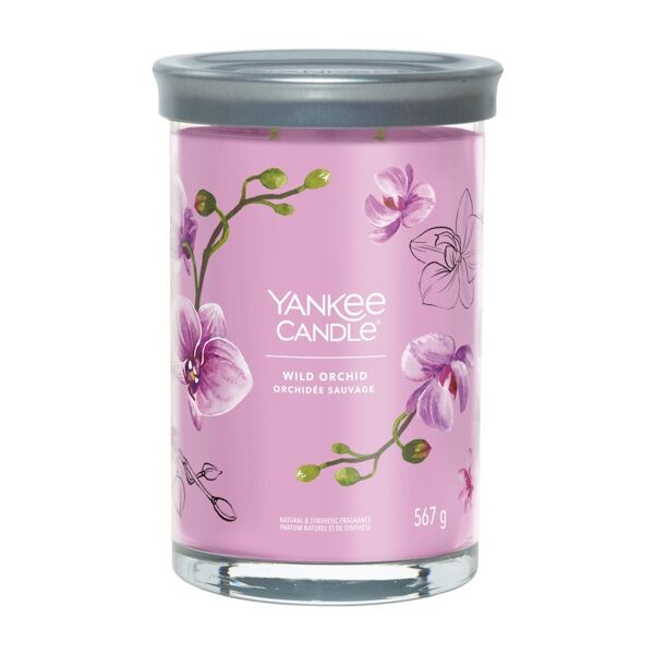 yankee candle - candela tumbler grande signature wild orchid candele 567 g unisex