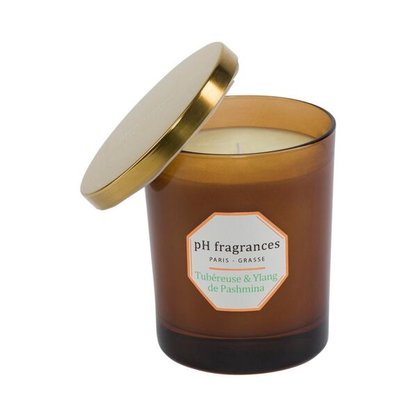 ph fragrances - tubéreuse & ylang de pashmina tuberosa & ylang candele 180 g unisex
