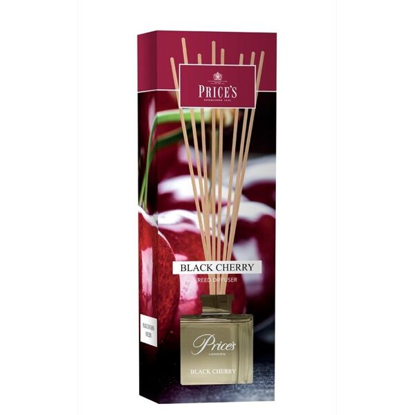 price's candles - black cherry reed diffuser profumatori per ambiente 100 ml unisex