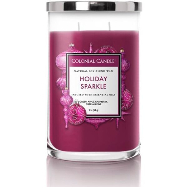 colonial candle - classic jar holiday sparkle candele 538 g unisex