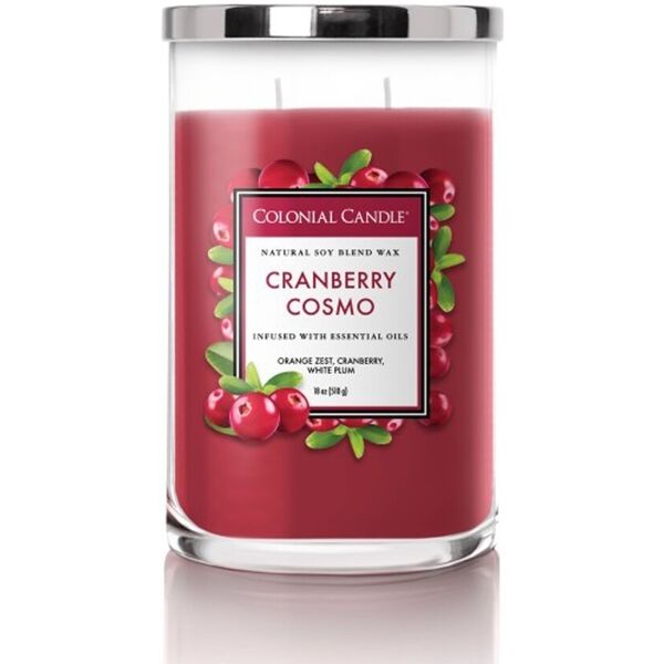 colonial candle - classic jar cranberry cosmo candele 538 g unisex