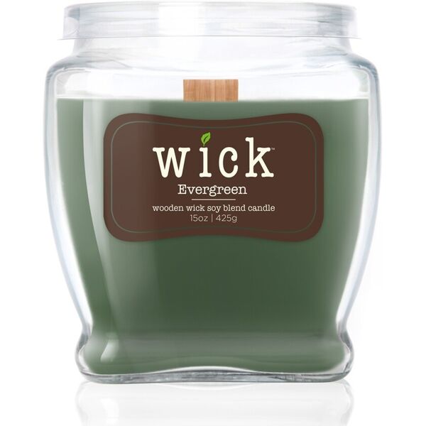 colonial candle - wick evergreen candele 425 g unisex