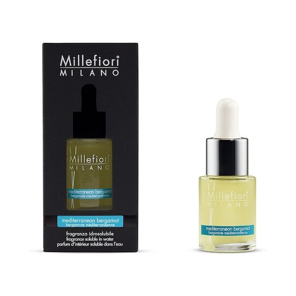 millefiori milano - fragranza idrosolubile bergamotto mediterraneo profumatori per ambiente 15 ml unisex