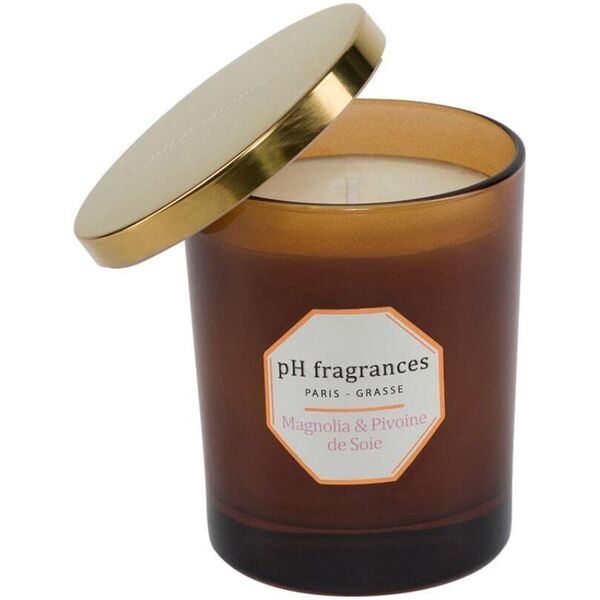 ph fragrances - magnolia & pivoine de soie magnolia & peonia candele 180 g unisex