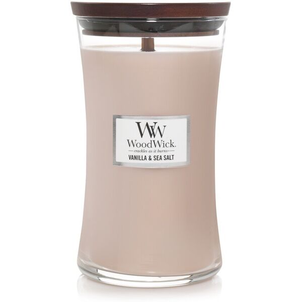 woodwick - vanilla & sea salt candele 1134 g unisex