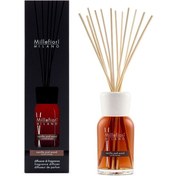 millefiori milano - stick diffuser vanilla & wood profumatori per ambiente 500 ml unisex