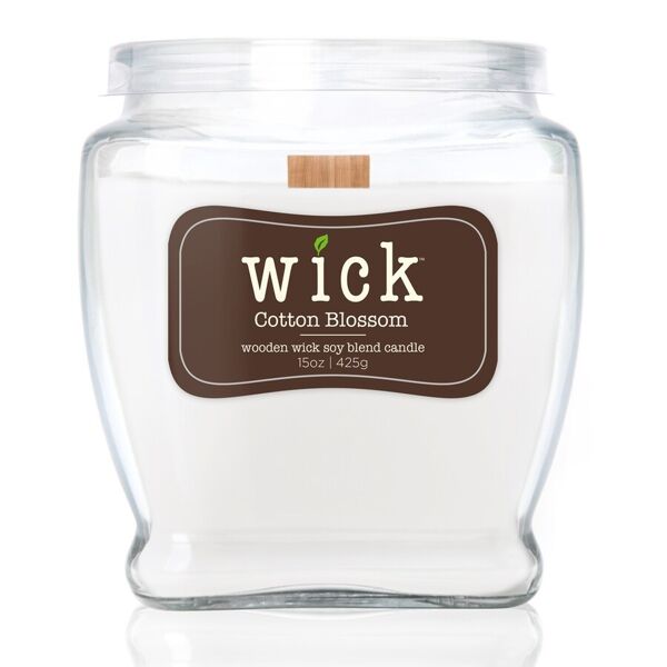 colonial candle - wick cotton blossom candele 425 g unisex
