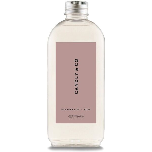 candly & co - ricarica del profumo ambiente no.7 lamponi, rosa profumatori per ambiente 200 ml unisex