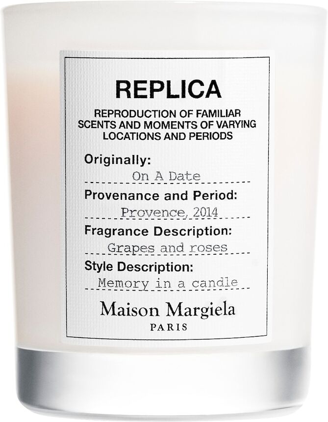 maison margiela - replica home scenting collection untitled on a date candle candele 165 ml unisex