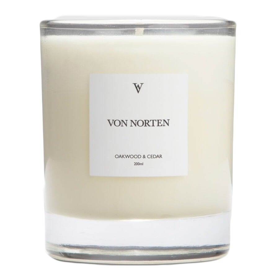 von norten - oakwood & cedar candle candele 200 ml unisex