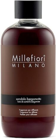 millefiori milano - refill for stick diffuser sandalo bergamotto profumatori per ambiente 250 ml unisex