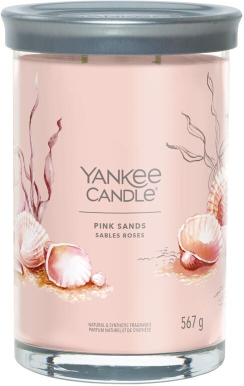 yankee candle - candela tumbler grande signature pink sands candele 567 g unisex