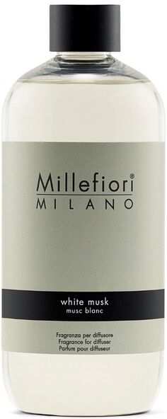 millefiori milano - refill for stick diffuser white musk profumatori per ambiente 500 ml unisex