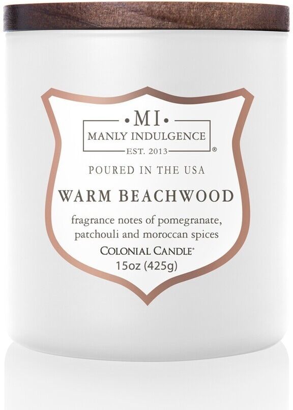 colonial candle - signature collection warm beachwood candele 425 g unisex