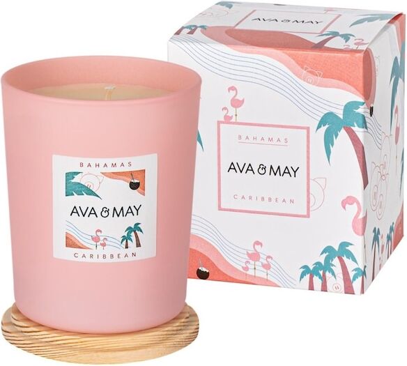 ava & may - candela profumata bahamas candele 180 g unisex