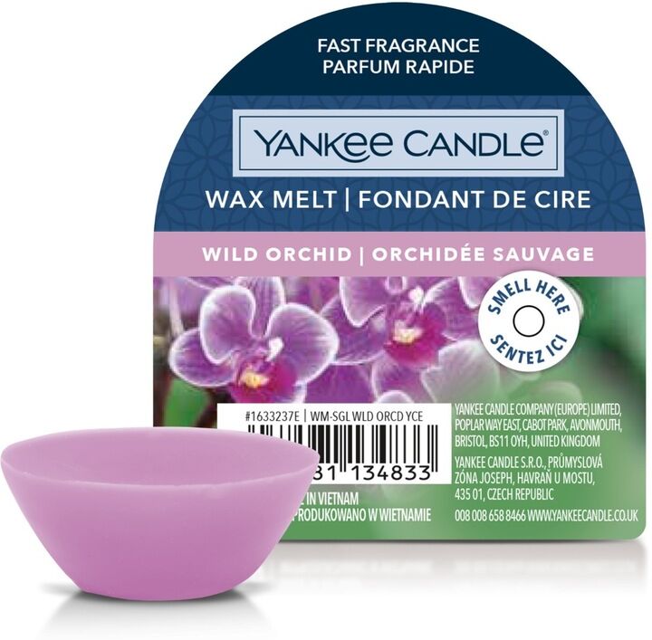 yankee candle - wax melt wild orchid candele 61 g unisex