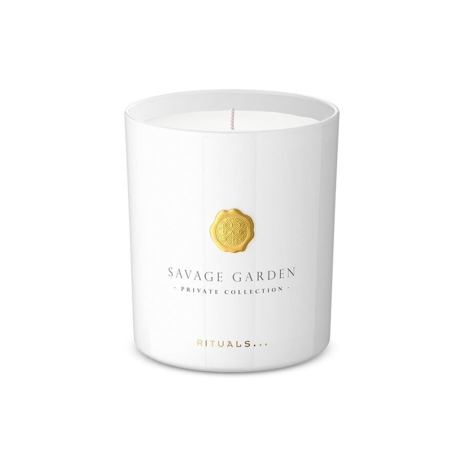 rituals... - private collection savage garden – candela profumata dalla fragranza fresca candele 360 g unisex