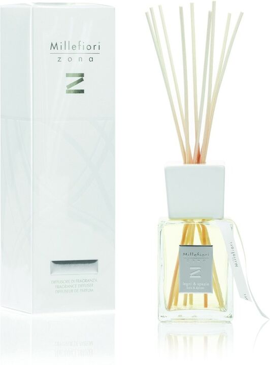 millefiori milano - zona stick diffuser legni & spezie profumatori per ambiente 500 ml unisex