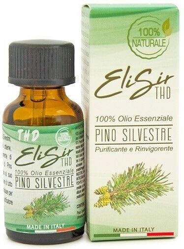 thd - olio essenziale naturale di pino silvestre oli per massaggio e oli essenziali 15 ml unisex