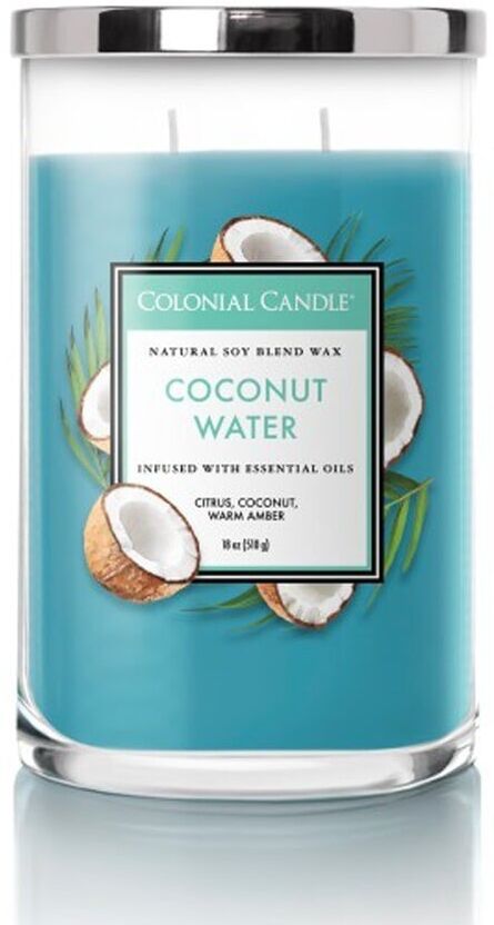 colonial candle - classic jar coconut water candele 538 g unisex