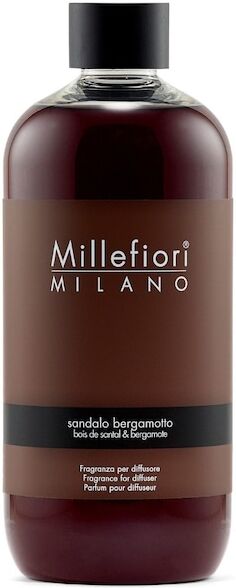 millefiori milano - refill for stick diffuser sandalo bergamotto profumatori per ambiente 500 ml unisex