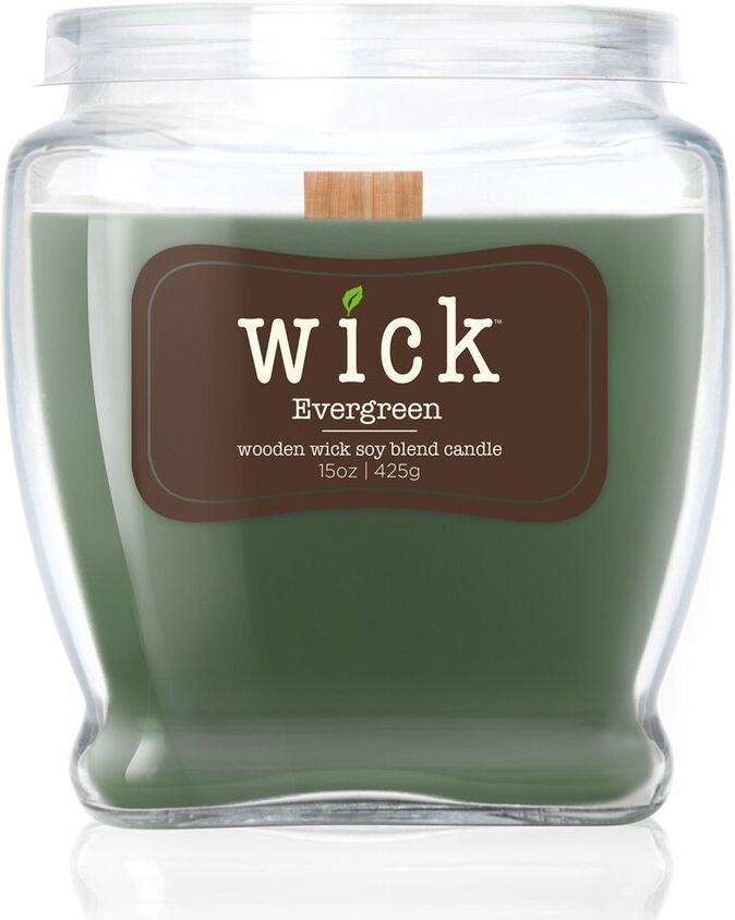 colonial candle - wick evergreen candele 425 g unisex