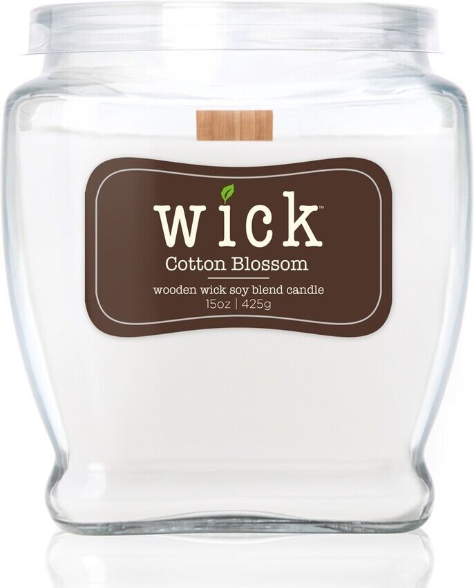 colonial candle - wick cotton blossom candele 425 g unisex