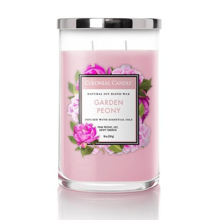 Colonial Candle - Classic Jar Garden Peony Candele 538 g unisex