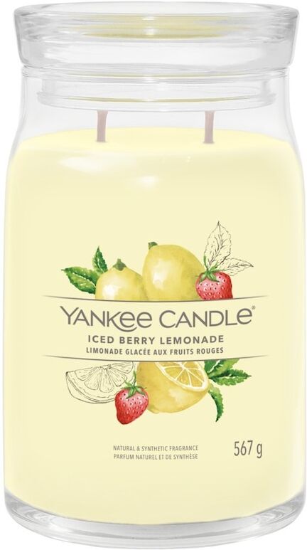 Yankee Candle - Candela Grande Signature Iced Berry Lemonade Candele 567 g unisex