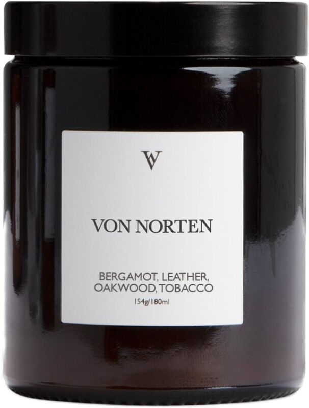 Von Norten - Bergamot, Oakwood, Leather & Tobacco Candle Candele 180 ml unisex