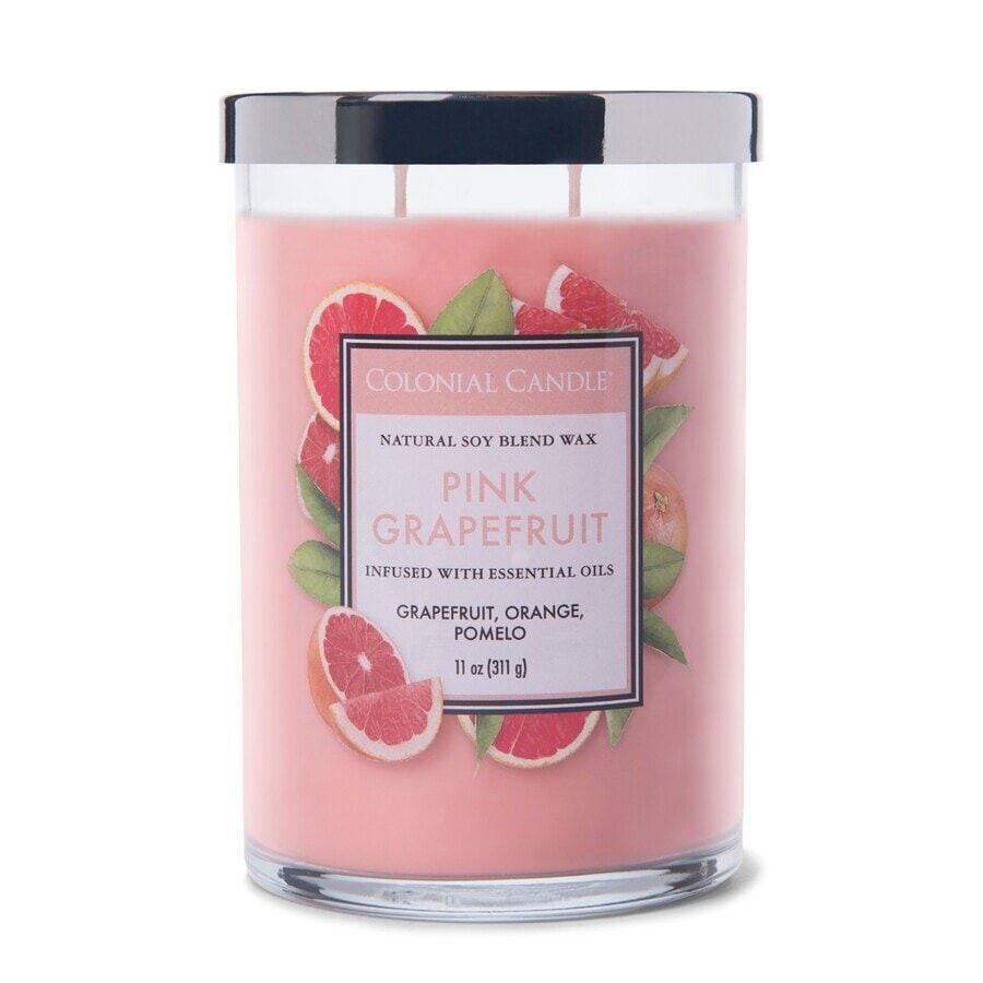 Colonial Candle - Classic Jar Pink Grapefruit Candele 311 g unisex