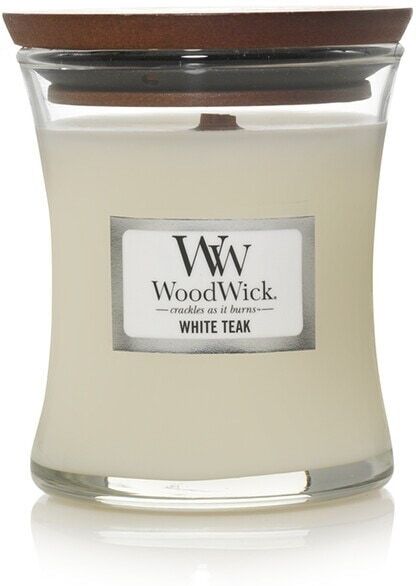 Woodwick - WHITE TEAK Candele 85 g unisex