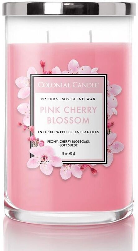 Colonial Candle - Classic Jar Pink Cherry Blossom Candele 538 g unisex