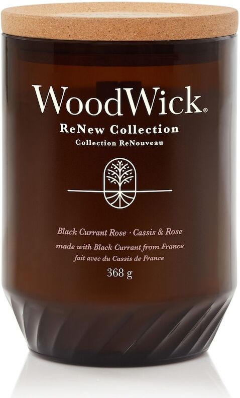 Woodwick - RENEW LARGE CANDLE BLACK CURRANT & ROSE Candele 368 g unisex