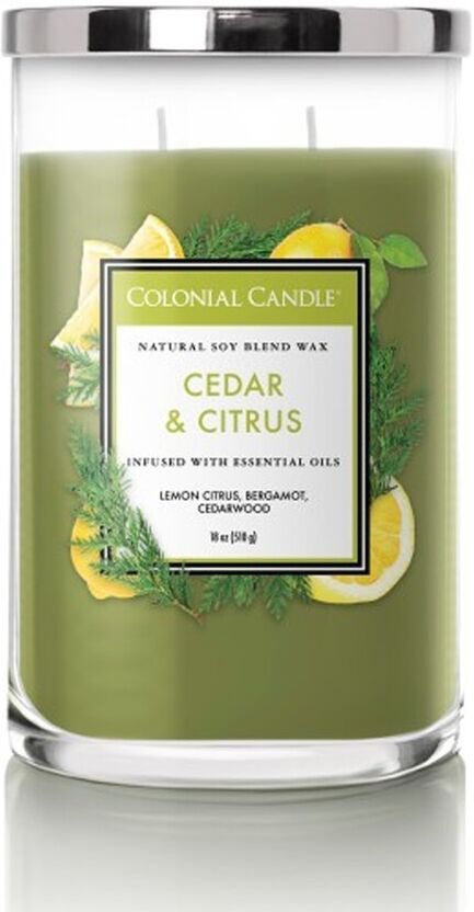 Colonial Candle - Classic Jar Cedar & Citrus Candele 538 g unisex