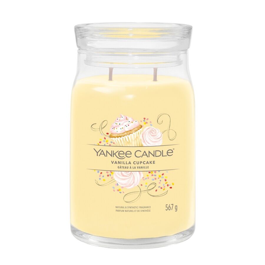 Yankee Candle - Jar Vanilla Cupcake Candele 567 g unisex