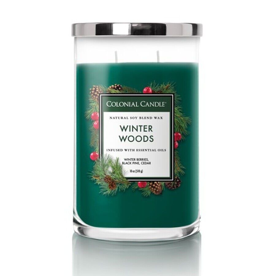 Colonial Candle - Classic Jar Winter Woods Candele 538 g unisex