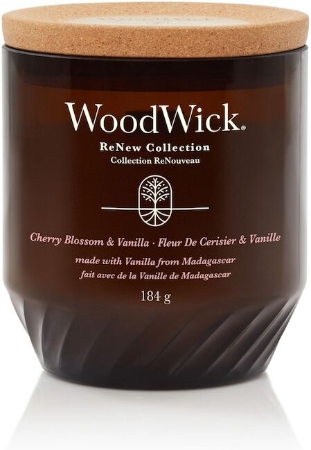 Woodwick - RENEW MEDIUM CANDLE CHERRY BLOSSOM & VANILLA Candele 184 g unisex