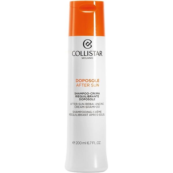 collistar - abbronzatura perfetta shampoo crema riequilibrante doposole protezione solare per capelli 200 ml unisex