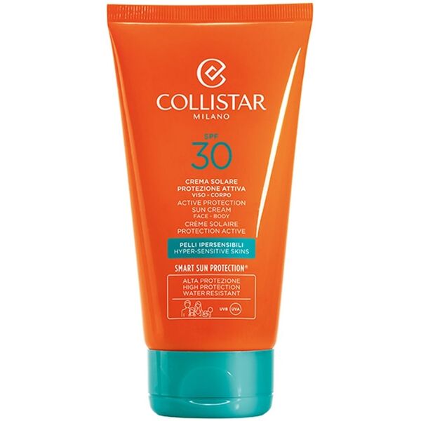 collistar - sun care crema solare protezione attiva viso-corpo spf30 crema solare 150 ml unisex