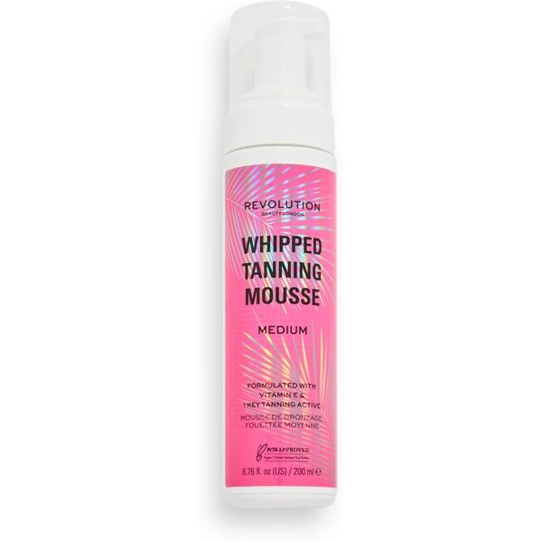 revolution - beauty whipped tanning mousse autoabbronzanti 200 ml unisex