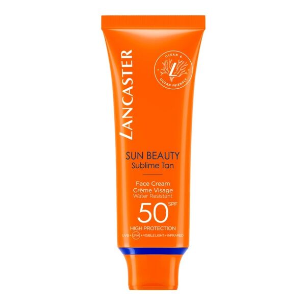 lancaster - sun care sun beauty face cream spf50 crema solare 50 ml unisex