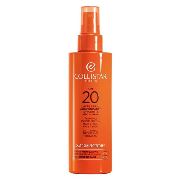 collistar - sun care latte spray abbronzante spf 20 crema solare 200 ml unisex