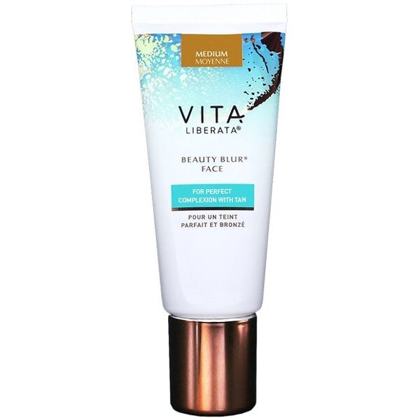 vita liberata - illuminante chiaro beauty blur con autoabbronzante per viso autoabbronzanti 30 ml marrone chiaro unisex