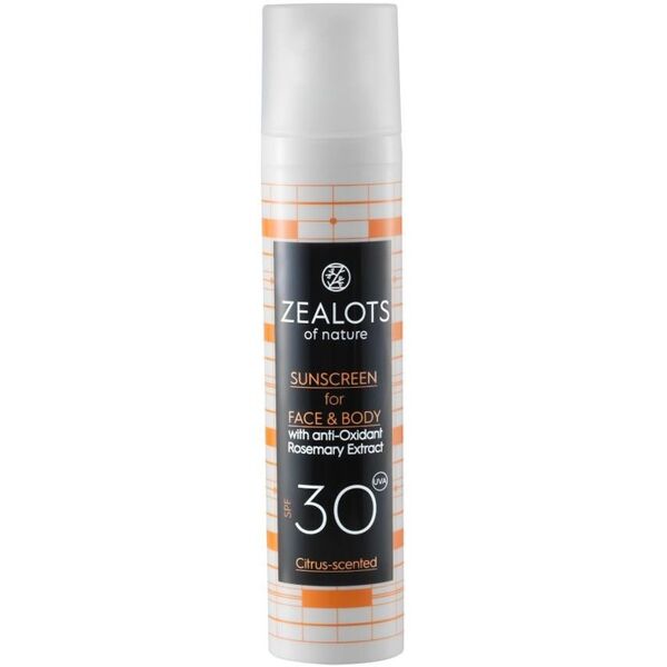 zealots of nature -  crema solare viso e corpo spf 30 creme solari 50 ml unisex